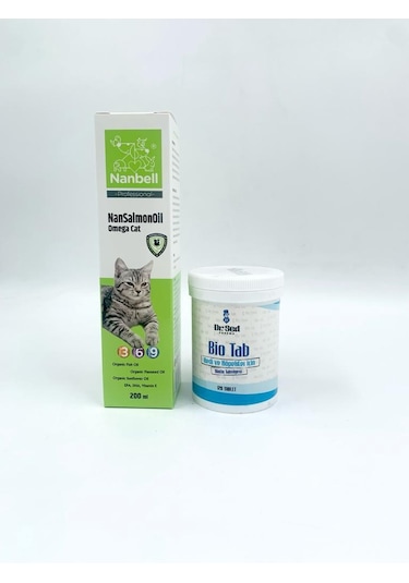 Kediler İçin Omega 3-6-9 + Biotin Tablet