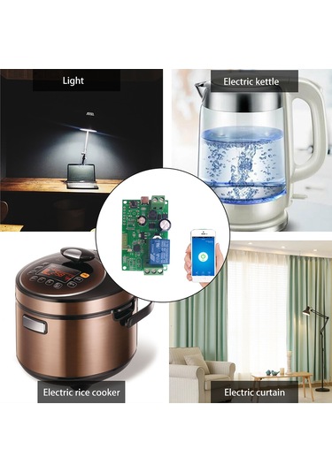 Teltree Akıllı Wifi Anahtarı Modülü - Ewelink Uyumlu, Google Home/alexa Destekli, Zamanlayıcılı Motor Ve Kapı Kontrolü 1-gang