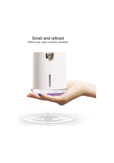 Wt-h16 Usb Şarjlı Su Desenli Atomize Nemlendirici, Renkli Gece Işıkları, Su Tankı Kapasitesi: 300 Ml Mavi