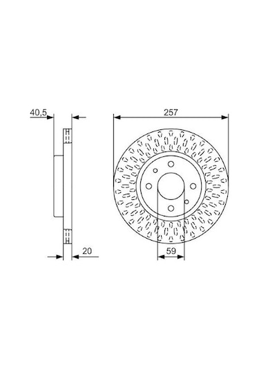 Fiat Punto 1.4 2003-2010 Bosch Ön Disk 2 Adet