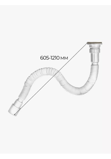 Masterprof Körüklü Sifon, Körüklü Boru, Körüklü Halka 1200 Mm 1.1/2"x40/50 182834899