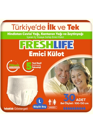Freshlife Emici Külot Hasta Bezi L 30'lu