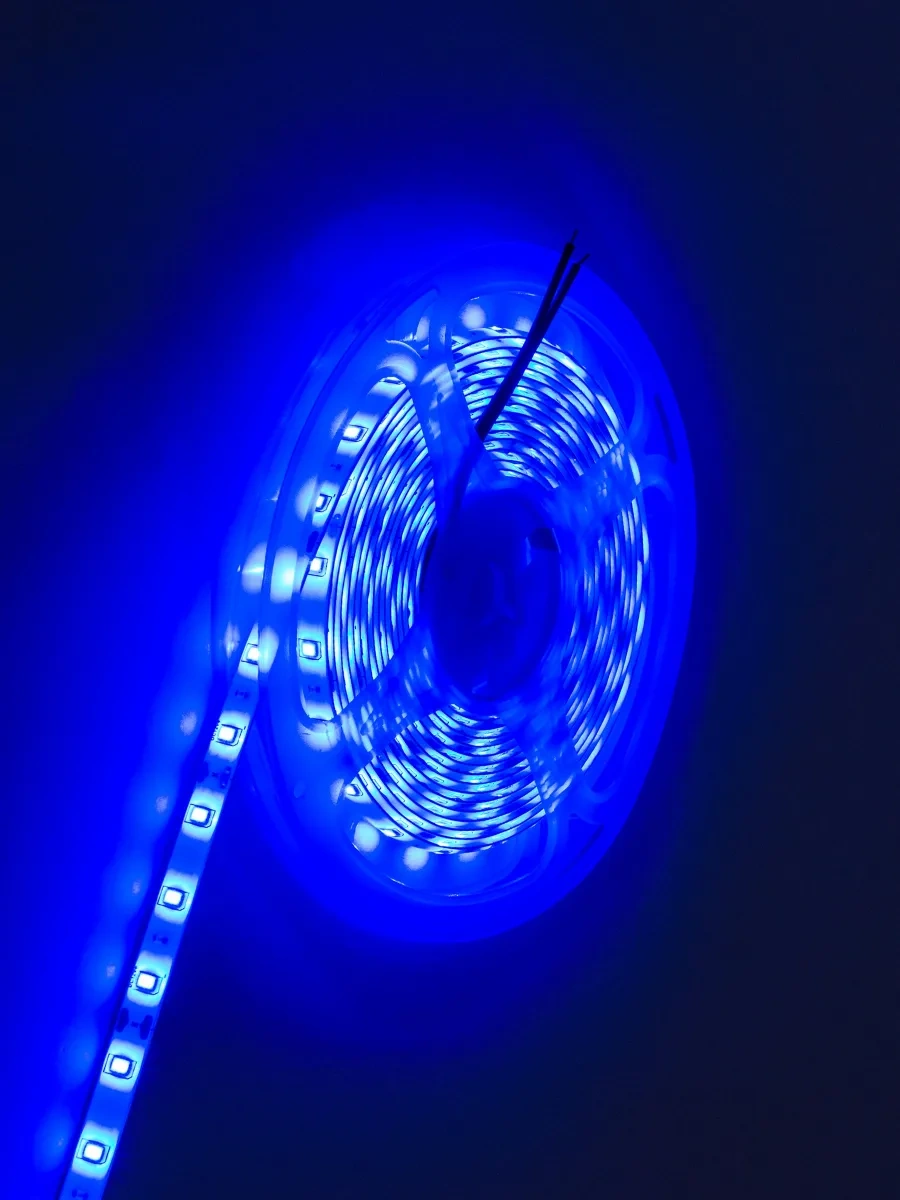 General Lighting Systems 5m 12v Mavi Aydınlatma Suya Dayanıklı Ip65 Led Şerit 452983567 Mavi