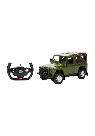 Rastar 1:14 Land Rover Defender Uzaktan Kumandalı Araba - Yeşil Standart Yeşil