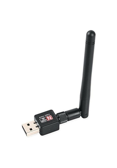 Wi-Fi USB Adaptör Wireles Alıcı 2.4 Ghz 300Mbps Laptop Pc Bilgisayar