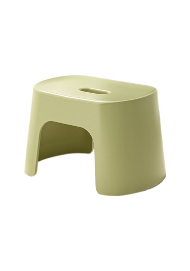 Jzcat Ev Oturma Odası Küçük Tabure Kalınlaşmış İstiflenebilir Plastik Tezgah-yeşil