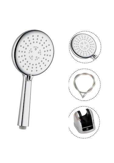 3 Fonksiyonlu Çevirmeli Duş Seti Venüs Model Sürgülü Duş Seti Krom