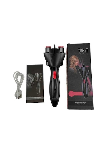 Fortunelane Usb Şarjlı Otomatik Saç Örgü Makinesi - 2 Hızlı, Taşınabilir Saç Şekillendirici Aleti