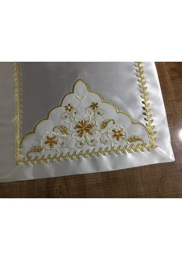 Gelin Damat Boncuklu Gold Altın Çeyiz Bohça