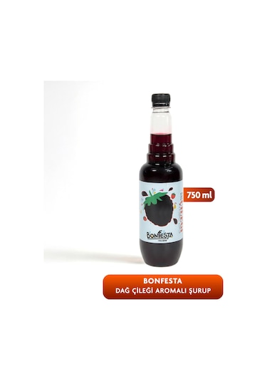 Bonfesta Dağ Çileği Aromalı Kahve ve Kokteyl Şurubu 750 ML