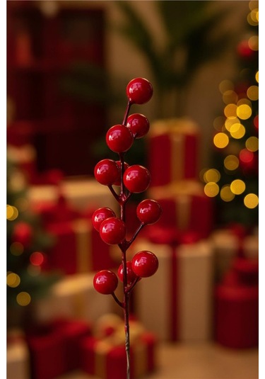 Yılbaşı Ağaç Süsleri Koleksiyonu- Kırmızı Kokina Ağaç Süsü