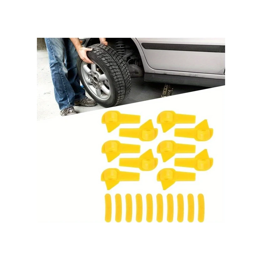 Hightower 20 Adet Jant Koruma Seti Lastik Sökme Başlığı Tekerlek Flanş Koruyucu