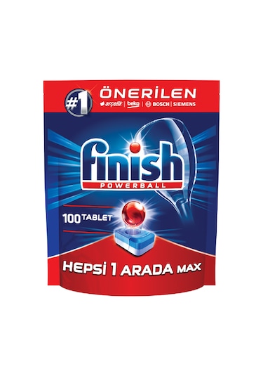 Finish Hepsi Bir Arada Max Bulaşık Makinesi Deterjanı 100 Tablet