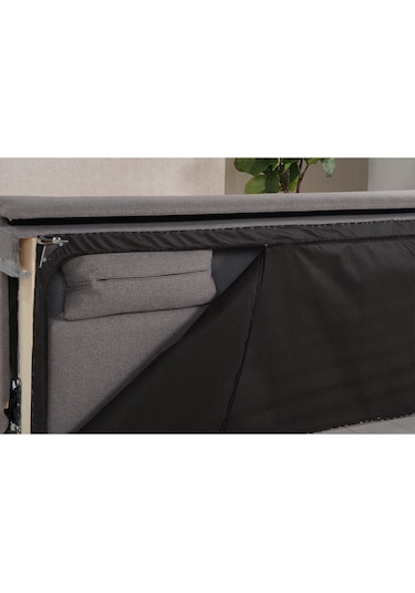 Kilim Mobilya Odin Üç Kişilik Yüksek Ayaklı Koltuk-kanepe Gri