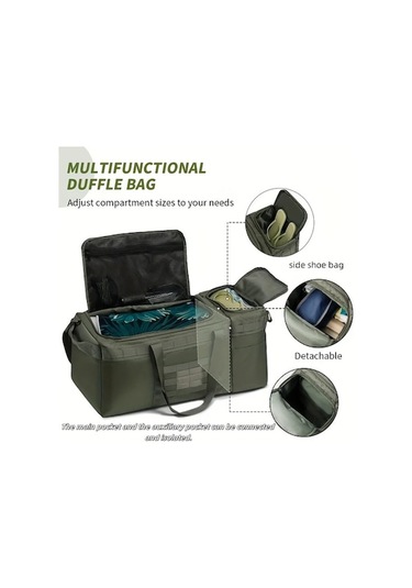 Sandwich Motion003 Khaki Seyahat Bavulu: Ayakkabı Bölmeli Sırt Çantası