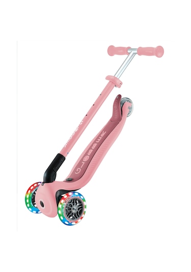 Globber Go-Up Aktive Light Işıklı Scooter - Pastel Pembe