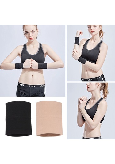 Xxl-1pc Sıkıştırma Bilek Kol Elastik Bilek Brace Bilek Erkekler Ve Kadınlar İçin Destekler Tenis Tendonit Karpal Tünel-siyah Siyah