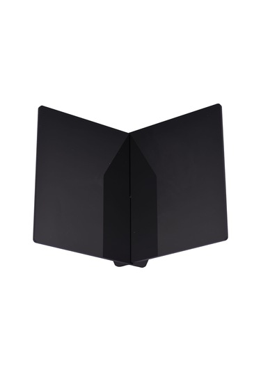 Siyah Akrilik Kitap Standı Sergileme Rafı Yemek Kitabı Tarifi Menü Dergileri Hikaye Kitabı İçin X Şekilli Kitap Rafı