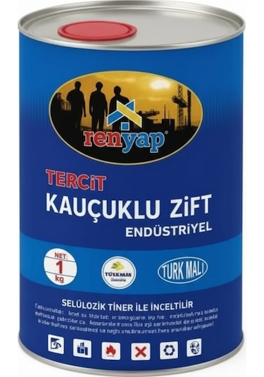 Renyap Kauçuklu Zift İzolasyon Zifti 1 Kg