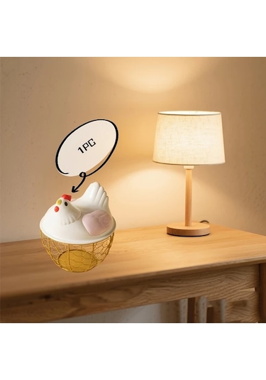 Elmpaly Pembe Plastik Kapaklı Dayanıklı Tavuk File Saklama Sepeti Pembe