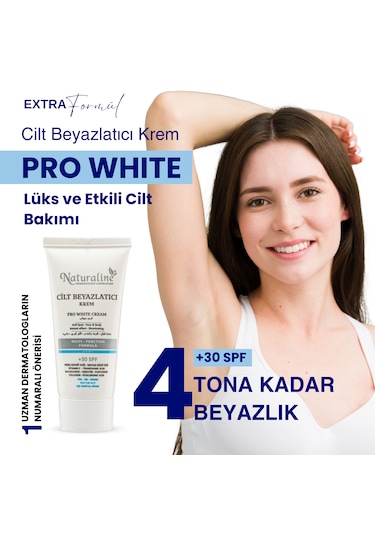 Pro White Cilt Beyazlatıcı Krem +30 Spf Koruma 50ml