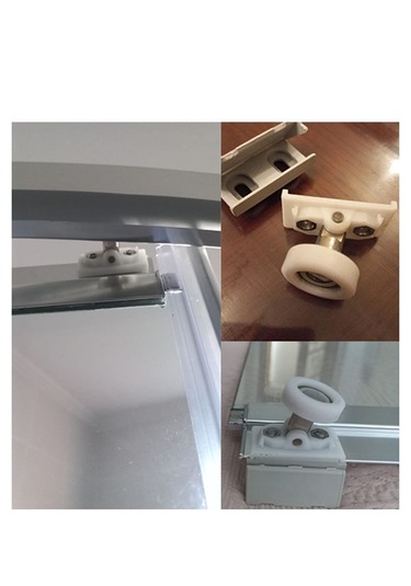 H-p Duşakabin Teker 24mm 1 Adet beyaz