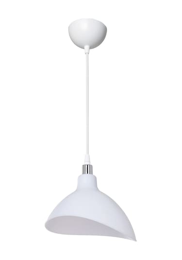 Retro Tekli Sarkıt Beyaz Avize Modern Lamba Psk17 Beyaz