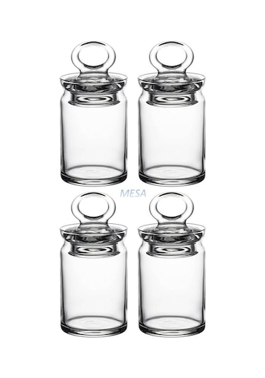 Paşabahçe 95104 Kitchen Mini Baharatlık Kavanoz 240Cc - 4 Adet