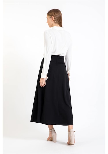 Kloş Etek Siyah-siyah Siyah