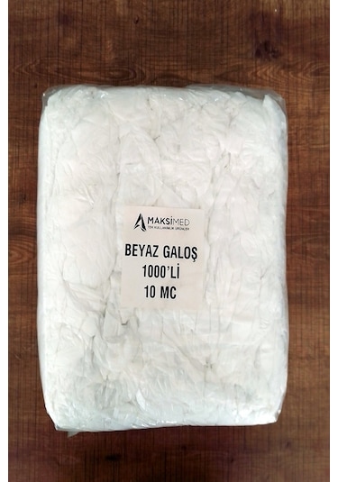 Maksimed Tek Kullanımlık Galoş Beyaz ... Maksimed Tek Kullanımlık Galoş Beyaz ...