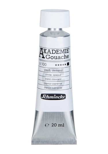Schmincke Akademie Guaj Boya 20 Ml. 100 White Opaque
