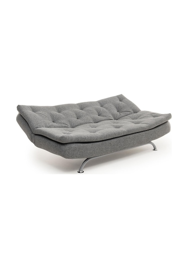 Pafu Rivo Üçlü Yataklı Koltuk - Keten Açık Gri Açık Gri