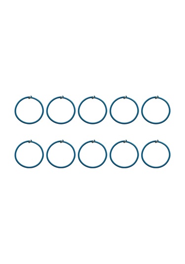 Suntek 10pcs Trambolin Elastik Ip Streç Kordonu Yuvarlak Mavi