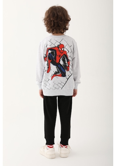 Spiderman Kar Melanj Erkek Çocuk Eşofman Takımı
