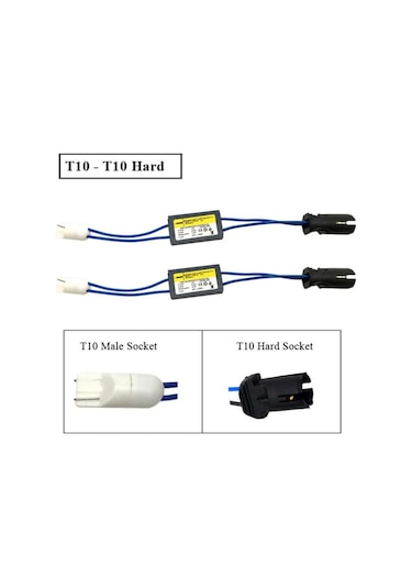 4 Adet-2/4 Adet T10 12v Canbus Kablo Led Uyarı İptal Edici Kod Çözücü 501 T10 T15 W5w 194 Araba Işıkları Hata Yü
