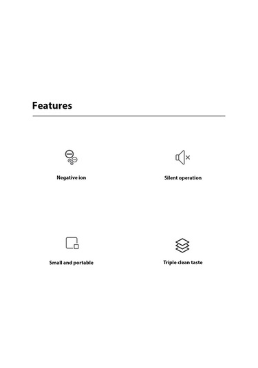 Moveevo Taşınabilir Usb Hava Temizleyici - Negatif İyonlu, 5m²'ye Kadar Etkili, Gece Lambalı, Beyaz