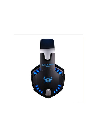 Geeksen Each G2000 Oyuncu Kulaklığı, 50mm Sürücü, Mikrofonlu, Deri Kulaklık, Led Işık, Usb+3.5mm Bağlantı, Dürtüye Dayanıklı Kablolu, Evet/pc Uyumlu