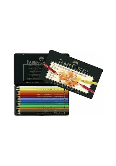 Faber-castell Polychromos Kuru Boya Kalemi 12 Renk
