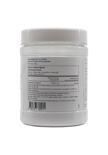 Supplementler Glutamine 300 Gr Aromasız