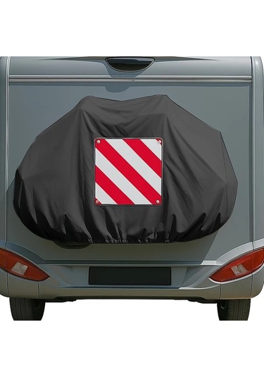 Honeybeeshop Siyah 1 Veya 2 Bisikletli Karavan Bagaj Bisiklet Kılıfı Dayanıklı Su Geçirmez