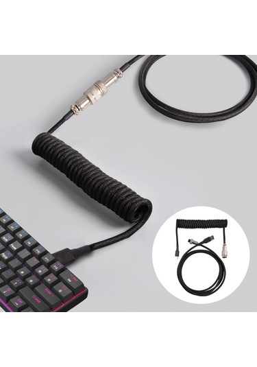 Trendooze Homyl Usb Tip C Kablo - Mekanik Klavye Siyah, Evrensel Şarj Çözümü
