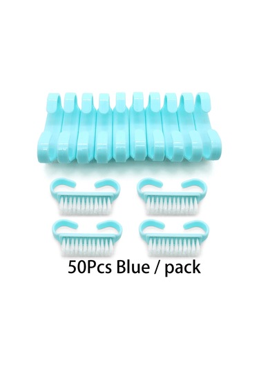 10/20/50/100 Adet Kolu Kavrama Tırnak Fırçası Tırnak Fırçalama Temizleme Tırnak Fırçaları Temizleyici Tırnak Scrubber Toplu Erkekler Kadınlar İçin Jearlyu Açık Sarı