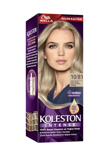 Koleston Intense Saç Boyası 10.81 Çok Açık Küllü İnci Sarısı