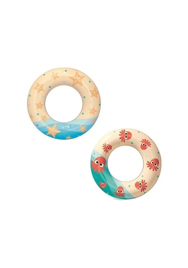Bestway 36014 Deniz Desenli Simit 61cm Çok Renkli