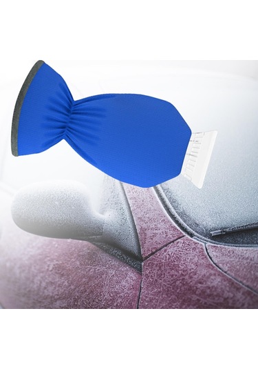 Suntek Magideal Ön Cam Buz Kazıyıcı Kar Temizleme Aleti Mavi