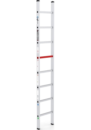 Çağsan T6025 8 Basamaklı Mono Tek Parçalı Alüminyum Merdiven