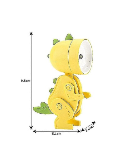 Mini Cute Cartoon Led Night Light Pet Light Folding Table Lamp Ro Çok Renkli