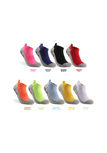 Moveevo Kısa Örgü Antrenman Çorabı Siyah Tek Çift - Antipatlama Dizaynlı, Nemi Emici, Nylon-pamuk Karışımı Spor Çorabı Siyah