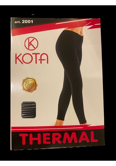 Kadın Siyah Termal İçlik Tayt 2001 Siyah