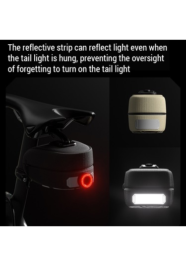 Jeemson Enlee Bisiklet Saddle Çanta, Dağ Ve Yol Bisikletleri İçin, Hızlı Çıkartma, Katlanabilir, 0.5l Depolama Kapasitesi, Çöl Rengi - Büyük Boy Camel